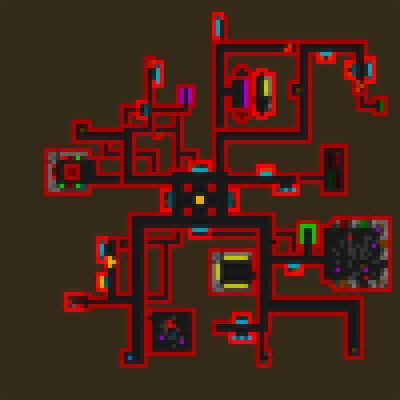 Cogmind Garrison Layout Sample 2 (includes encounters)